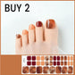 Pegatinas de gel semicuradas para uñas de los pies
