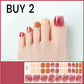 Pegatinas de gel semicuradas para uñas de los pies
