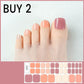 Pegatinas de gel semicuradas para uñas de los pies