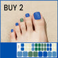 Pegatinas de gel semicuradas para uñas de los pies