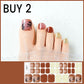 Pegatinas de gel semicuradas para uñas de los pies