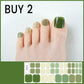 Pegatinas de gel semicuradas para uñas de los pies