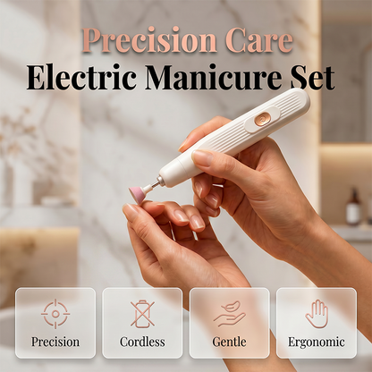 Set portátil eléctrico de manicura y pedicura