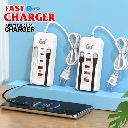 Estación de carga USB multipuerto para escritorio