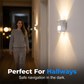 Aplique de pared con sensor de movimiento y mando a distancia