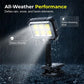 Luz solar con sensor de movimiento y clip