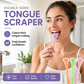 Raspador de lengua de silicona de doble cara