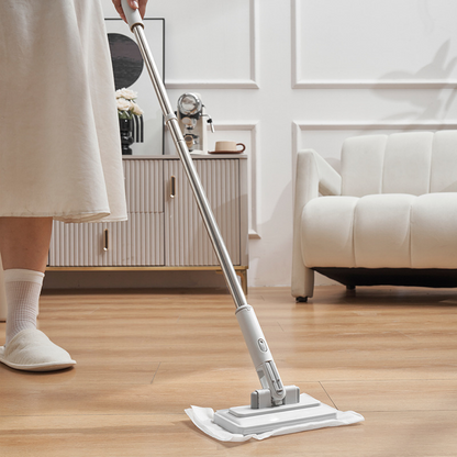 Retractable Snap Grip Mini Flat Mop