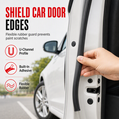 🚗 Protector universal para puertas de coche 🛡️ Evita golpes y arañazos, fácil de despegar y pegar para todas las puertas de vehículos ✨