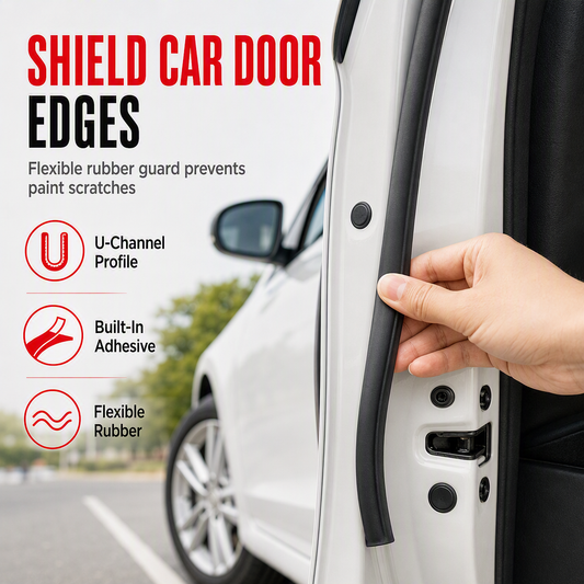 🚗 Protector universal para puertas de coche 🛡️ Evita golpes y arañazos, fácil de despegar y pegar para todas las puertas de vehículos ✨