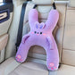 Almohada de viaje para coche con forma de H para niños
