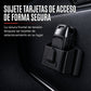 🔑 50% dto. Organizador de llaves para coche – compartimento ABS, gancho resistente y ranura para tarjetas. Adiós al desorden en la consola! ✨🚗