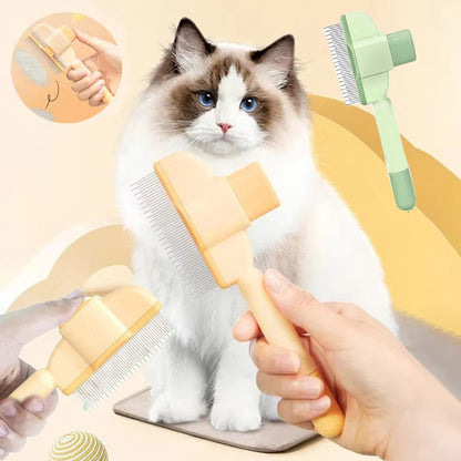 Peine de limpieza portátil para pelo de mascotas