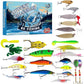 Christmas Fishing Lure Advent Calendar Blind Box Set with Minnow Popper Spoons
