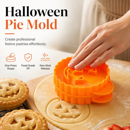 🎃¡Oferta especial de Halloween! 🔥¡Tienes que tener este molde para pasteles! 🍰Molde de mano para prensar pasteles de Halloween