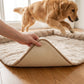 Cama para mascotas gruesa, cálida y antideslizante con borde