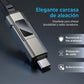 🔥OFERTA ESPECIAL: 50 % DE DESCUENTO🔥 Cable de carga con llavero y pantalla digital 4 en 1