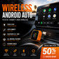 🚗 ¡50 % DE DESCUENTO POR TIEMPO LIMITADO! ✨ Adaptador inalámbrico para Android Auto: «Plug & Play», estable y rápido ✨